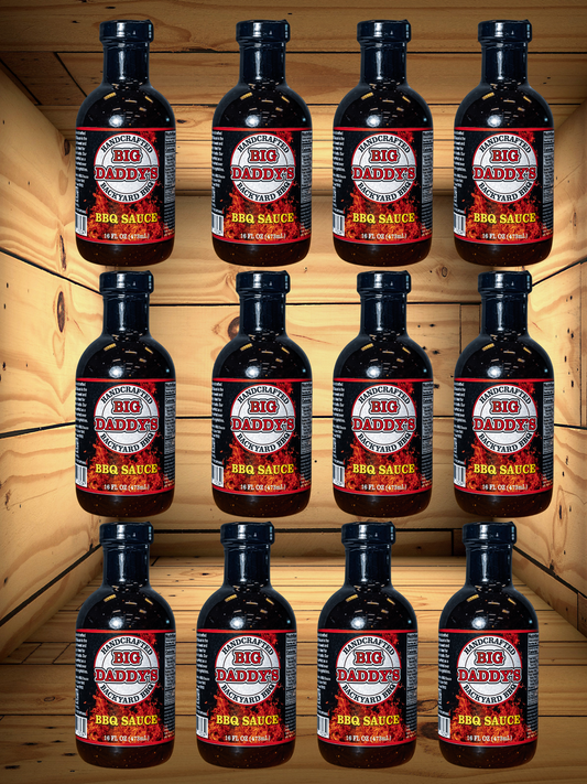 12 CASE OF BIG DADDYS HANDCRAFTED BBQ SAUCE REGULAR